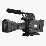 Professional Broadcast 4K Camcorder with Microphone