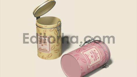 Coffee Tin Container Mockup2