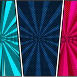 Comic Border Burst Pack2