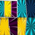 Comic Border Burst Pack3