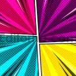 Comic Border Burst Pack5