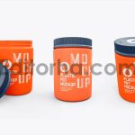 Food Plastic Pot Mockup1