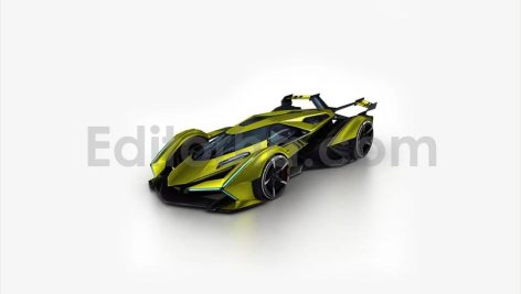 Futuristic Cyberpunk Coupe: Low Poly Concept