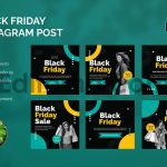 Geometric Black Friday - Instagram Post