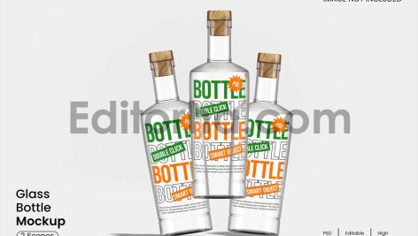 Glass Bottle Mockup1