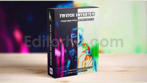 Inverted Glitch Wipe Transition for Premiere Pro