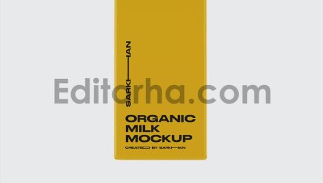 Juice Carton Box with Straw Mockup2