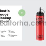 Matte Plastic Sauce Bottle1