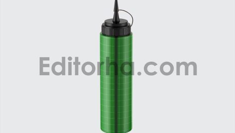 Matte Plastic Sauce Bottle2