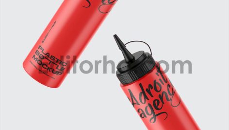 Matte Plastic Sauce Bottle4