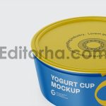 Matte Yogurt Cup Mockup10