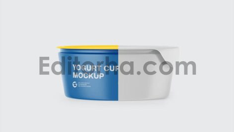 Matte Yogurt Cup Mockup3