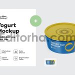 Matte Yogurt Cup Mockup9