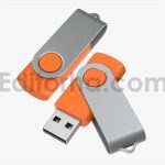Orange Swivel USB Drive Collection