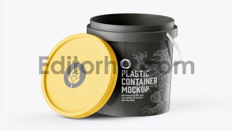 Plastic Bucket Mockup1
