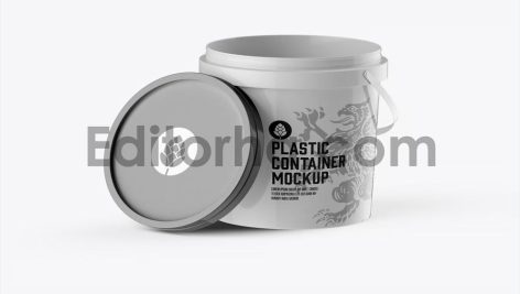 Plastic Bucket Mockup2