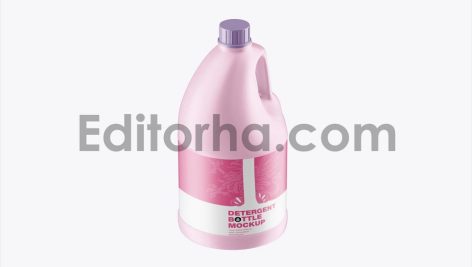 Plastic Detergent Bottle Mockup1