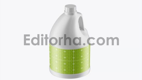 Plastic Detergent Bottle Mockup2