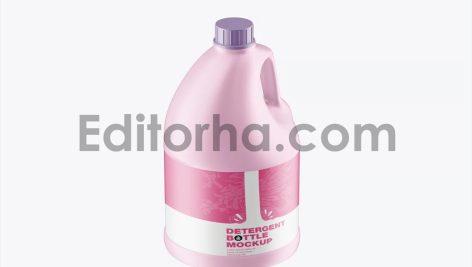 Plastic Detergent Bottle Mockup3