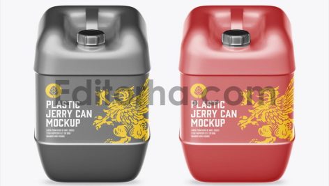 Plastic Jerry Can Mockup1