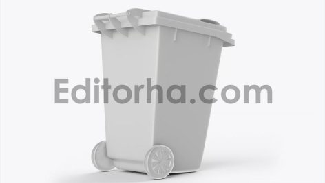Plastic Rubbish Bin Mockup3