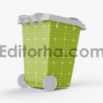 Plastic Rubbish Bin Mockup4