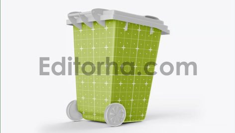 Plastic Rubbish Bin Mockup4