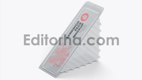 Plastic Sandwich Container Mockup 1