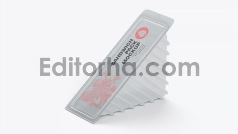 Plastic Sandwich Container Mockup 2