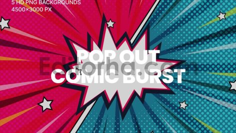 Pop-Out Comic Burst1