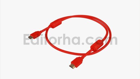 Red HDMI High Speed Cable