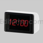 Retro digital alarm clock