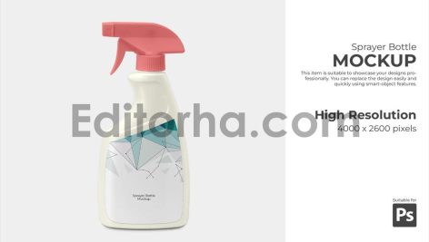 Sprayer Bottle Mockup