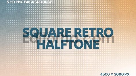 Square Retro Halftone1