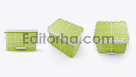 Storage Plastic Container Mockup3