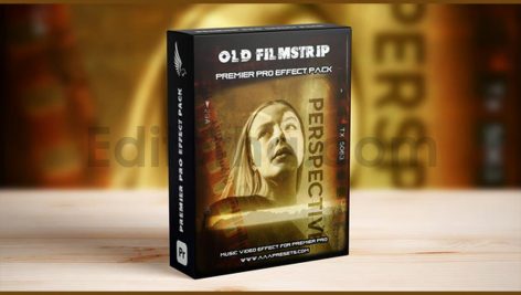 Vintage Old Filmstrip Slideshow Effect in Premiere Pro