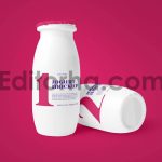 Yogurt Bottle Mockup