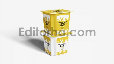Yogurt Cup Mockup4