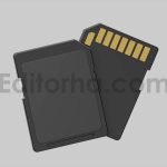 Secure digital cards mockup