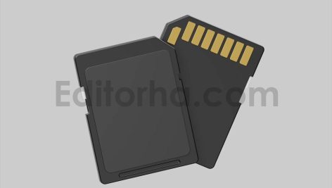 Secure digital cards mockup