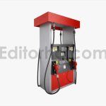 Fuel dispenser with integrated nozzle and digital interface