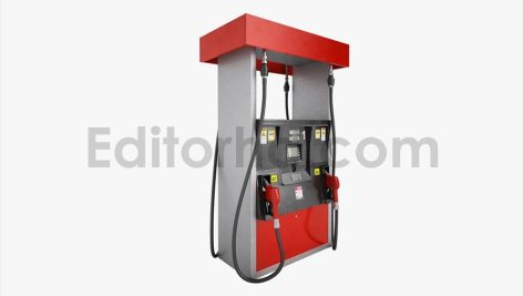 Fuel dispenser with integrated nozzle and digital interface