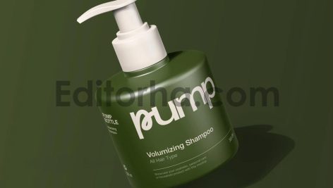 Beauty Product Pump Bottle Mockup1
