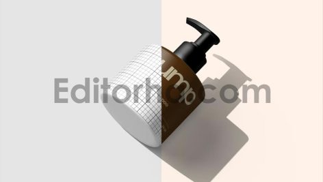 Beauty Product Pump Bottle Mockup3