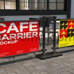 Cafe Barrier Banner Mockup3