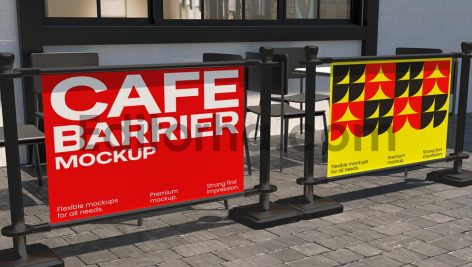 Cafe Barrier Banner Mockup3