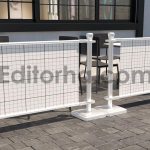 Cafe Barrier Banner Mockup4