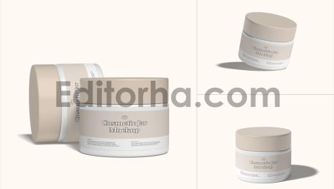 Cosmetic Jar Mockup1