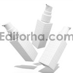 Cosmetic Serum Pump Bottle Mockup2