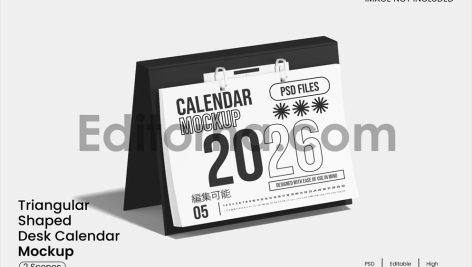 Desk Calendar Mockup1